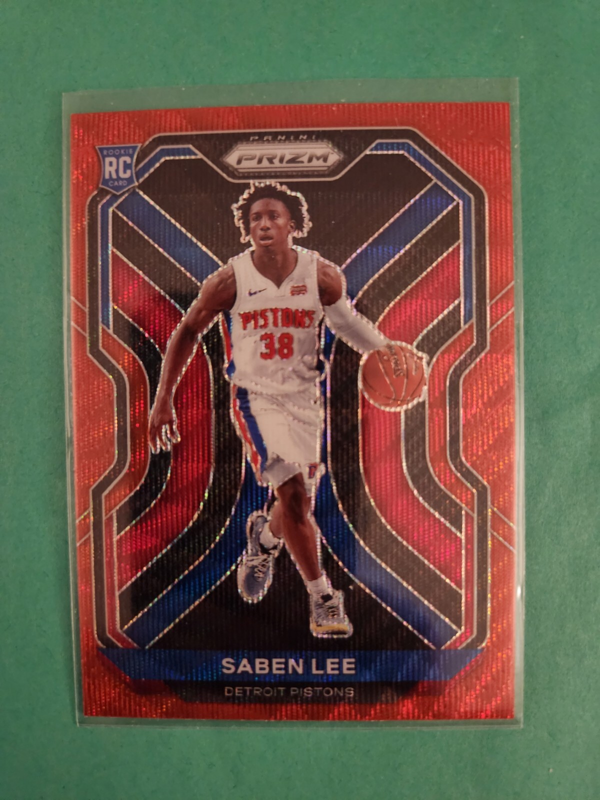 2020-21 Panini Prizm - #261 Saben Lee (RC) red wave