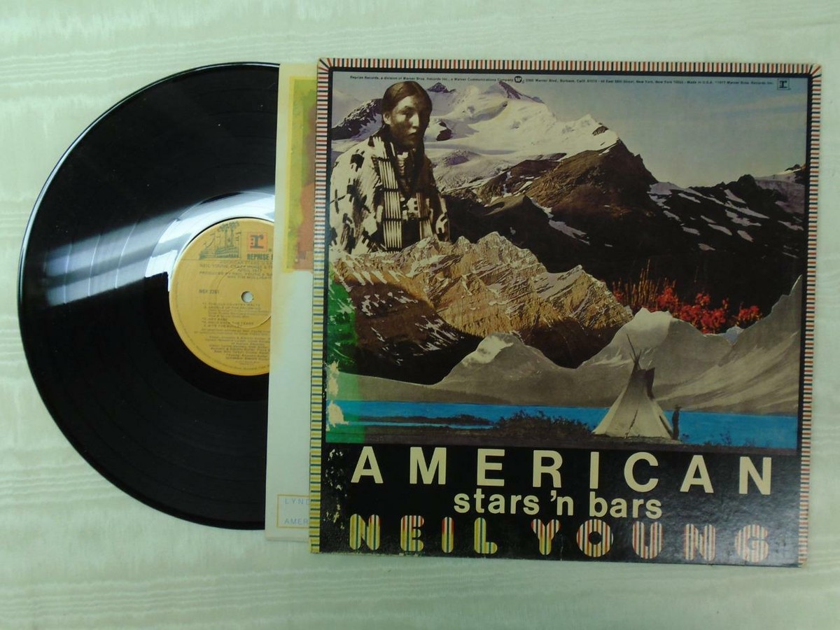 NEIL YOUNG LP: American Stars 'n Bars, OG Reprise Records 1977, NM