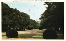 Postcard WI Madison Lincoln Terrace University Of Wisconsin Vintage PC H6091