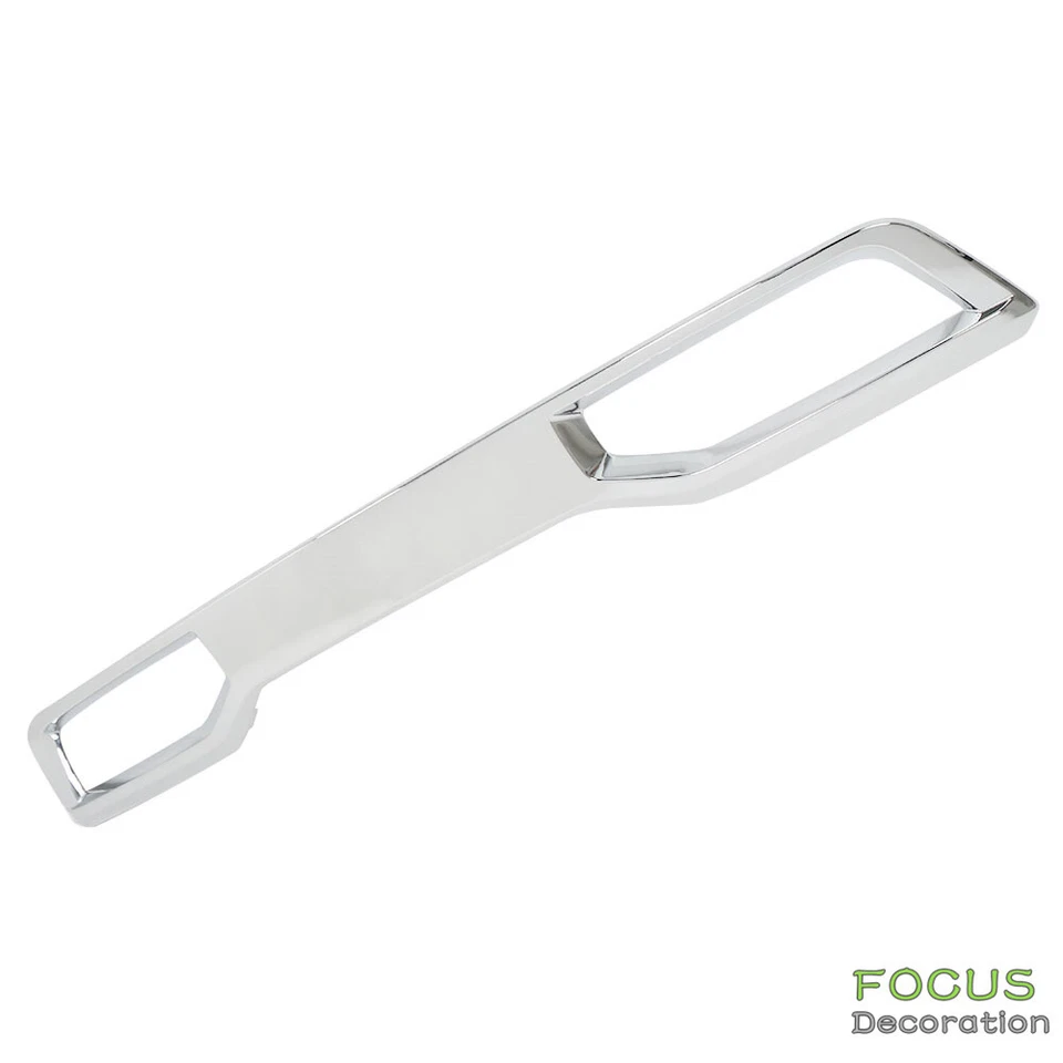 Cubierta de placa de deslizamiento de parachoques delantero cromada para Chevrolet Silverado 1500 2019-2021 Foto 4 de 4