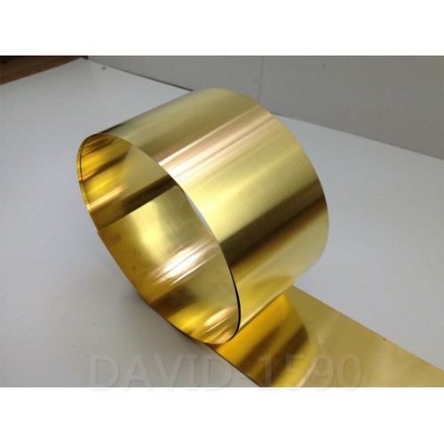 1pcs CuZn40 C28000 Brass Metal Sheet Foil Plate Strip Thickness 0.01mm