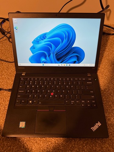 Lenovo ThinkPad T470s 14" (i5-6300U 2.4GHz - 8GB RAM - 256GB SSD - Win11Pro)