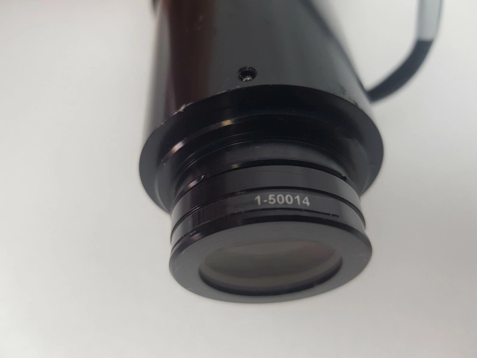 Navitar 1-50014 1.5X lens attachment on the front of the zoom body
