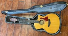 TAYLOR 414CE 6 STRING ACOUSTIC ELECTRIC GUITAR W/ HARD CASE.