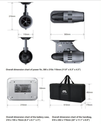 AQUAMARINA BLUEDRIVE S POWER FIN ELECTRIC MOTOR FOR PADDLEBOARD