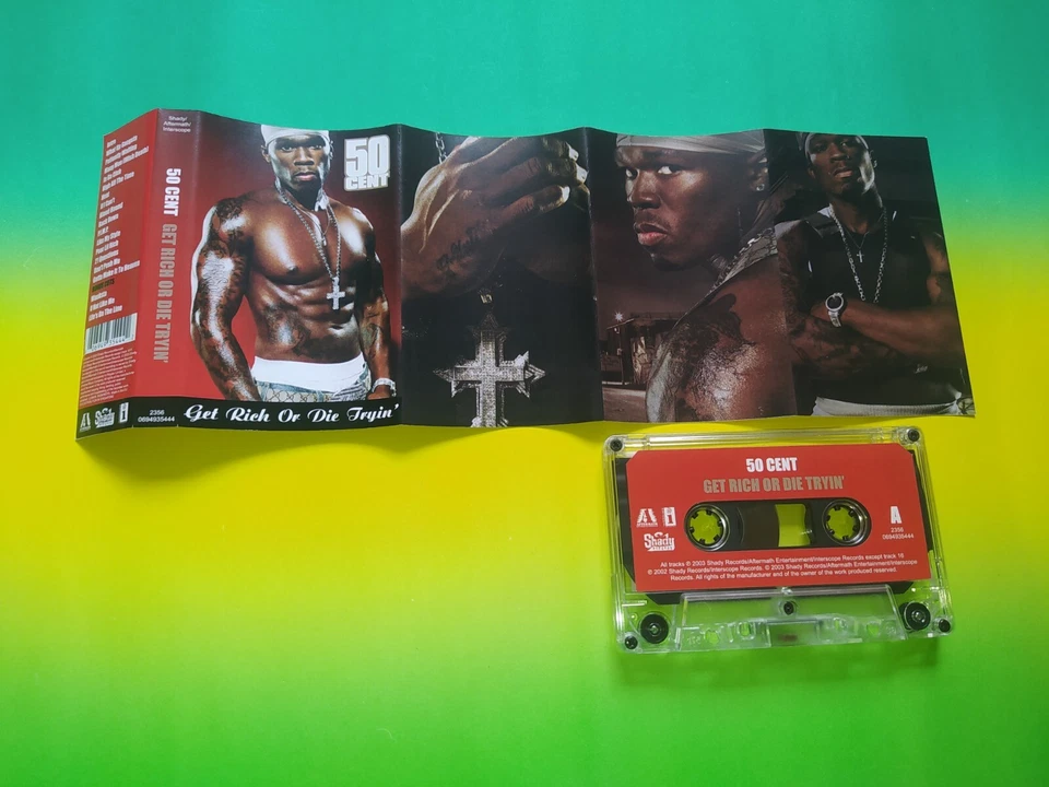 50 cent - Get Rich Or Die Tryin' Cassette tape - Image 2 of 4