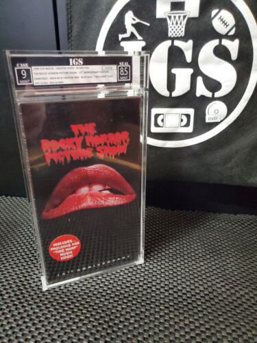 The Rocky Horror Picture Show VHS CBS/FOX Two Tone 1st Print IGS Graded 9-8.5 - Afbeelding 1 van 8