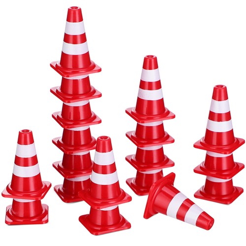 90 Stück Mini-Verkehrskegel, Spielsicherheitskegel, kleine Verkehrskegel, - Bild 11 von 12