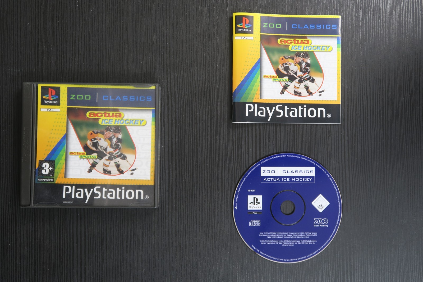 Actua Ice Hockey PS1 Complet PAL FR Sony PlayStation 1