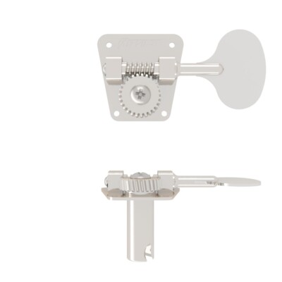NEW Hipshot HB2 BASS TUNER - LOLLIPOP KEY - NICKEL 20210LN
