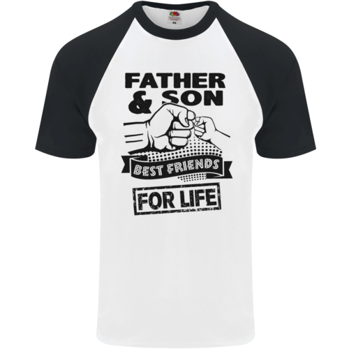 Father & Son Best Friends for Life Mens S/S Baseball T-Shirt