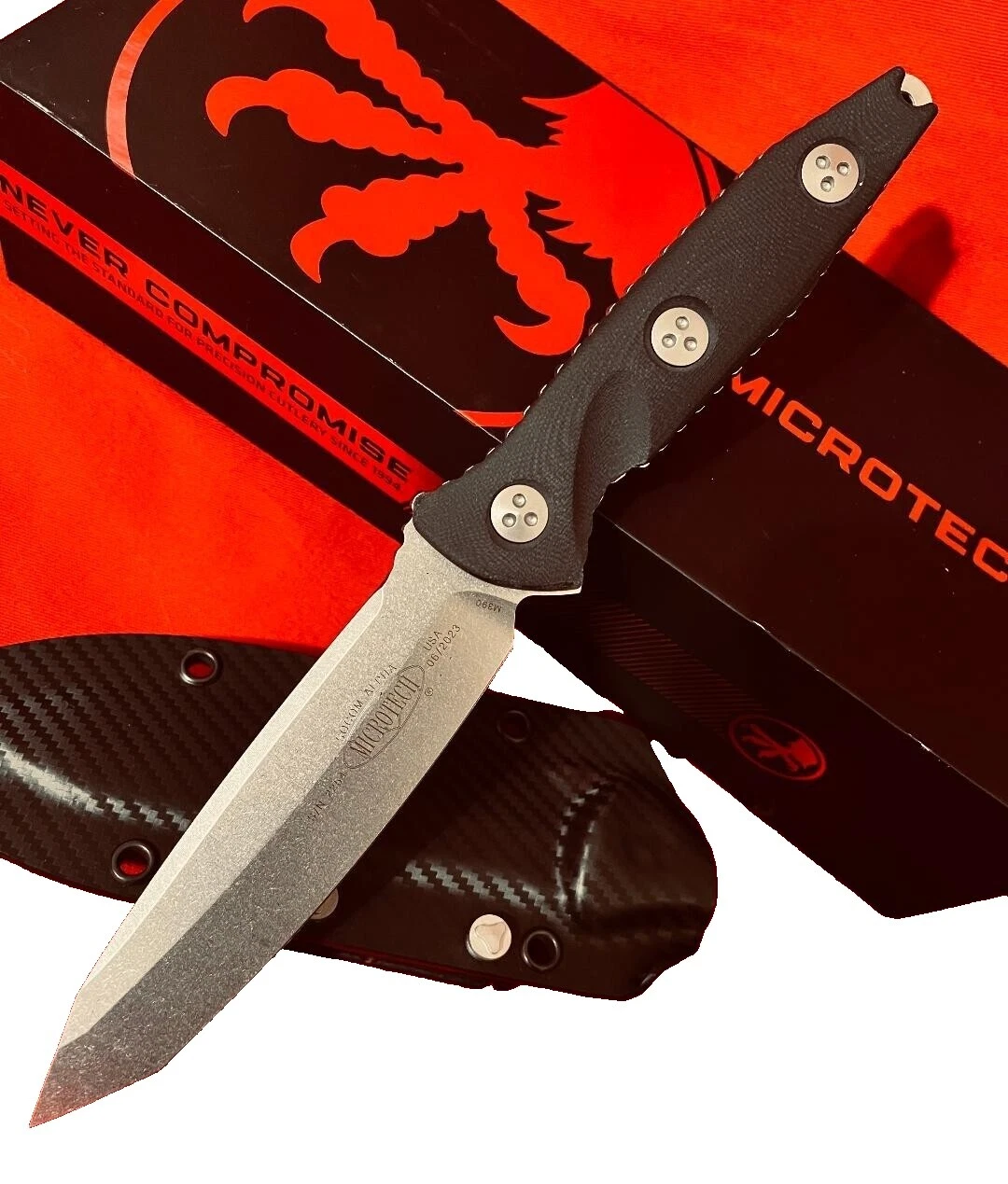 Táctica Micro-Tech tanto cuchillos plegables modernos de colección