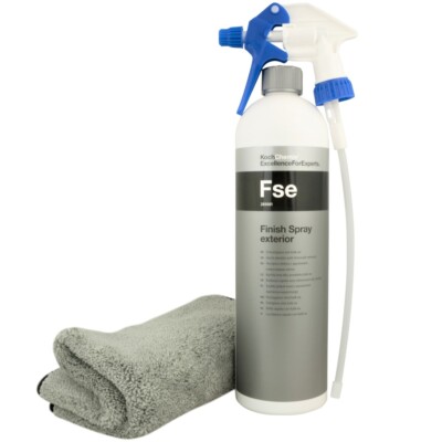 Koch Chemie Fse Finish Spray exterior Schnellglanz+Sprühkopf+Microfasertuch