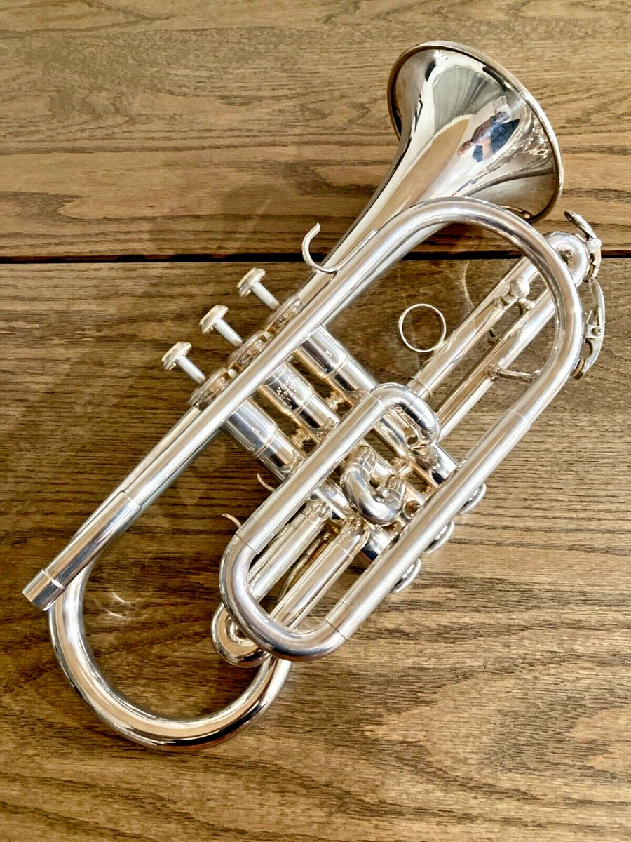 Nikkan (YAMAHA) YCR-335S Silver Cornet Trumpet w /Case From JP: F