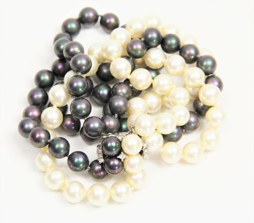 VINTAGE ESTATE Jewelry MAJORICA GLASS 