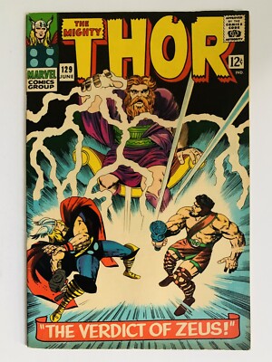 THOR #129 8.0 VF 1966 1ST APPEARANCE OF ARES MARVEL COMICS