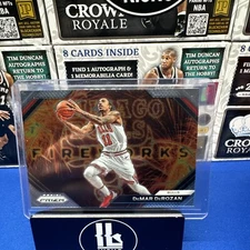2023-24 Panini Prizm - Fireworks #1 DeMar DeRozan