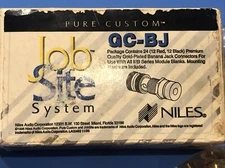Niles Audio GC-BJ Gold Plated Double Female Banana Connectors Complete Set