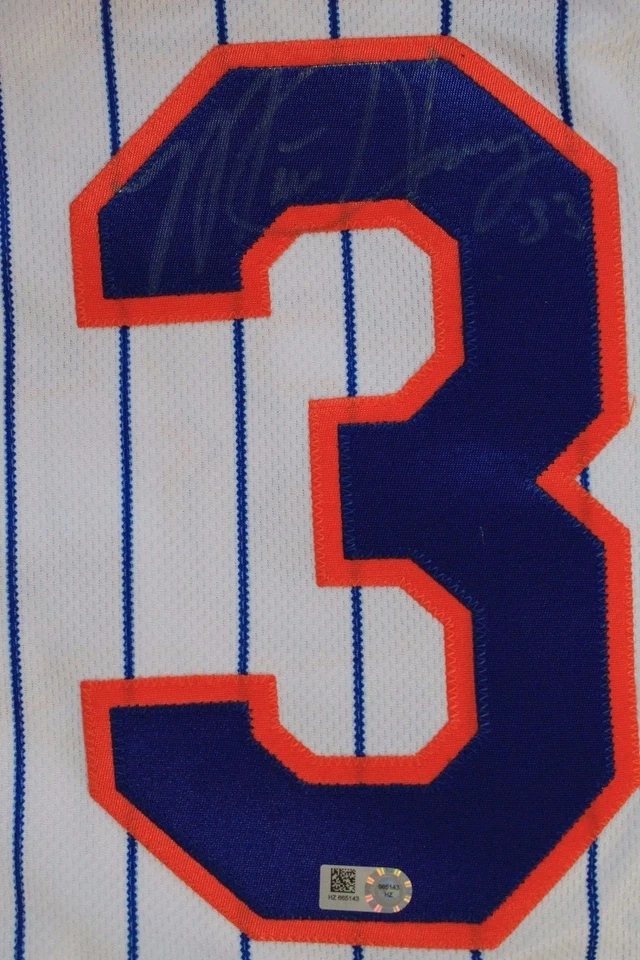 Majestuosa camiseta firmada por Matt Harvey de los Mets de Nueva York autografiada talla 44 MLB Foto 3 de 4