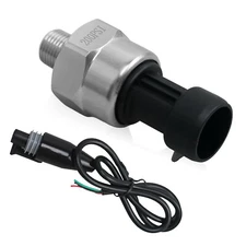 New 1/8" NPT Stainless Steel Pressure Transducer Sensor for Oil Fuel Gas
