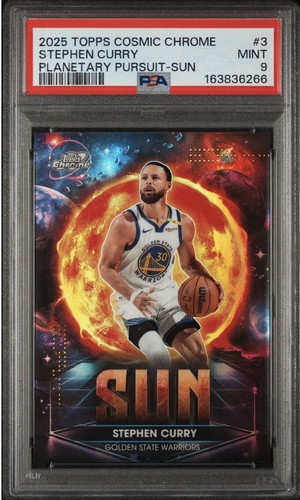 2025-26 Topps Cosmic Chrome - Planetary Pursuit Stephen Curry #PPS-3 Sun