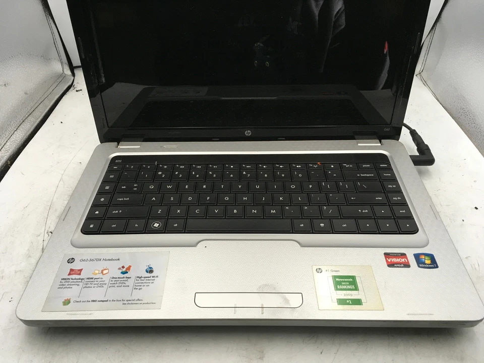 HP G62-367DX NOTEBOOK - FOR PARTS - AMD PHENOM II - 4GB RAM - READ DESCRIP - BB - Image 3 of 4