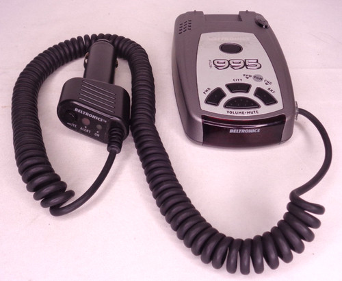 Beltronics Vector 995 Radar Laser Detector with Cord - Tested & Works
