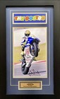 VALENTINO ROSSI Signed Photo 8”x12” MotoGP World Champion The Doctor Framed COA