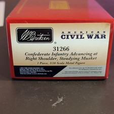 Britains Civil War Confederate Infantry Advancing Metal Figure 1:30 Scale 31266