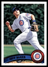 Jeff Baker 2011 Topps #502 Chicago Cubs MLB READ FREE SHIPPING AutographDen