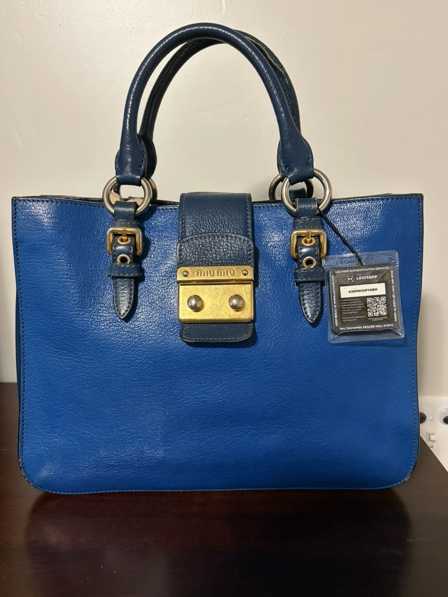 Miu Miu Leather Tote Bags for Women for sale | eBay