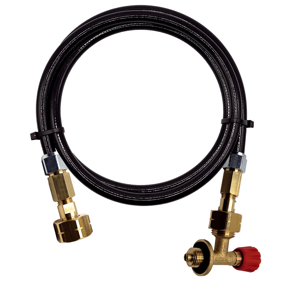 GASFLASCHENREGLER 3m ORANGE SCHLAUCH CAMPINGAZ 907 904 901
