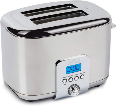 All-Clad Electrics Stainless Steel Toaster 2 -Lice LED Display, Removable Crumb