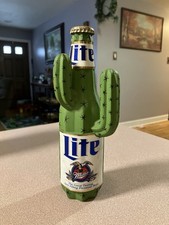 RARE VTG 1995 MILLER LITE BEER 3D OASIS HIGH LIFE CACTUS TAP HANDLE TAPPER KNOB