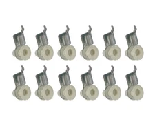 1965-1966 Ford Mustang Door Lock Latch Rod Retainer Clips - Set of 12