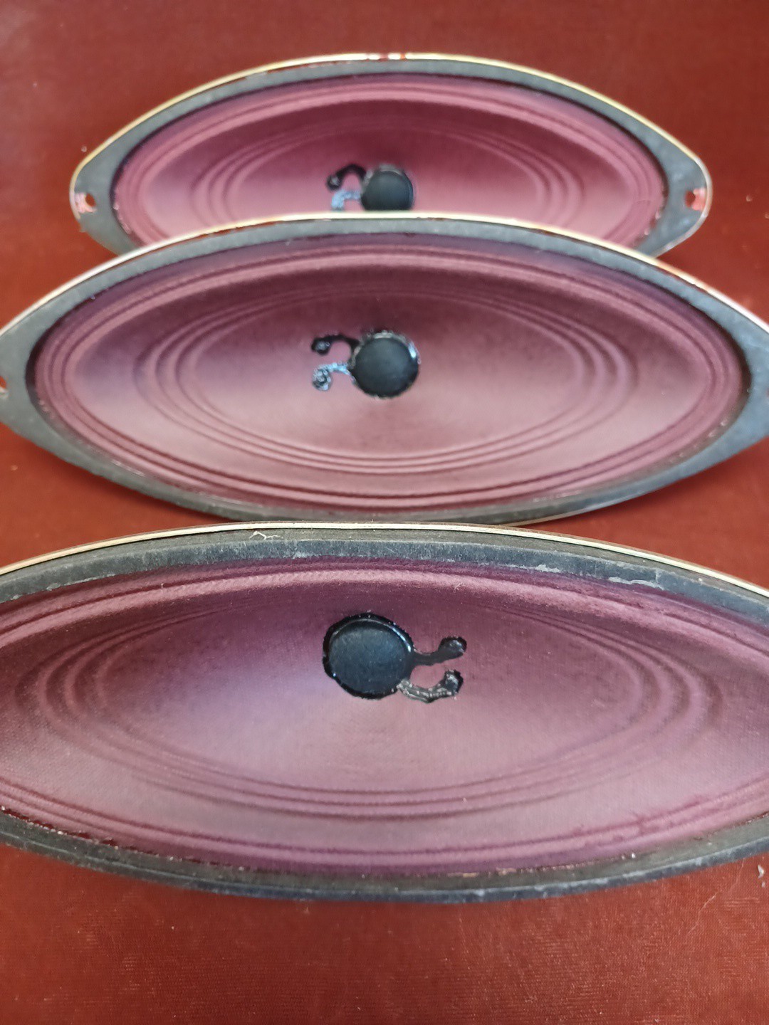 MISCO Red Line D 411 Replacement Speakers Vintage 4x11" Lot of 3