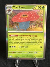 Vileplume 45/165 Holo Rare Scarlet & Violet 151 Pokemon Card 2023