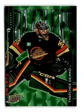 2025-26 Thatcher Demko Upper Deck Dazzlers Green - Vancouver Canucks