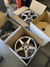 Clean Corvette C6 Bright Chrome Rims Wheels Oem 2005-2013 Gm 18x8.5 19x10 Clean Corvette C6 Bright Chrome Rims Wheels Oem 2005-2013 Gm 18x8.5 19x10