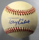 Tony Kubek Signed Official American League Baseball Autograph