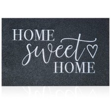 AAZZKANG Door Mats Outdoor Indoor with Non Slip Rubber Backing Home Sweet Hom...
