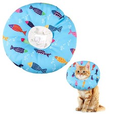 Cat Cone Collar Soft Cute Adjustable Cat Donut Recovery Collar Elizabethan Cats