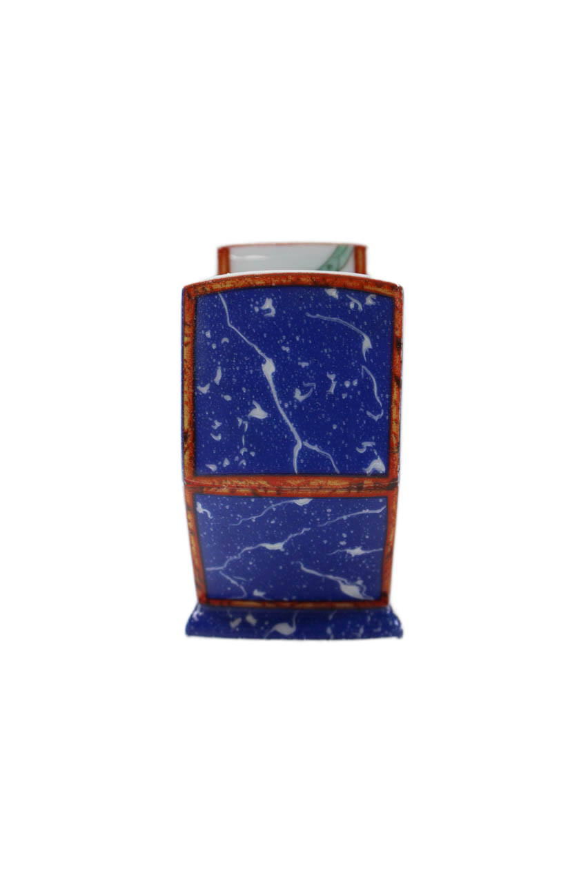 Hermes Marqueterie De Pierres d'Orient et d'Occident Sugar Bowl Set of 2 Blue 4" thumbnail 2