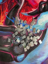 50 GRAM SILVER BAR VALCAMBI SUISSE 50 X 1 GRAM .999 FINE SILVER BARS 