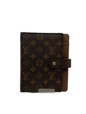Louis Vuitton Monogram Canvas MM Women's Agenda Cover France Authentic Used