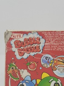 Bubble Bobble (Nintendo NES, 1988) Complete w/ Box and Manual - Rough Box
