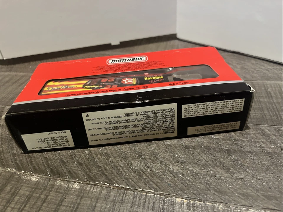 Matchbox Super Star Davey Allison #28 Transporters 1992 Texaco Havoline CY 109  Foto 4 de 4
