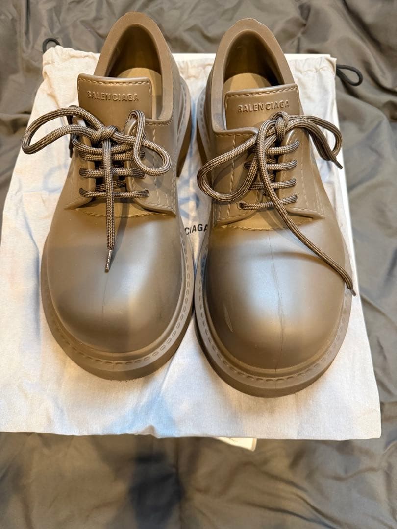 Men 10.0US BALENCIAGA Steroid Derby Brown 42 Limited Edition VHTF