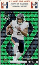 2025 Panini Mosaic #180 DJ Moore Mosaic Green Chicago Bears