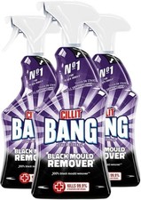 Cillit Bang Black Mould Mildew & Dirt Remover Spray 750ml- Pack of 3 6.32 per litre